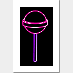 Lolipop Line Light Posters and Art